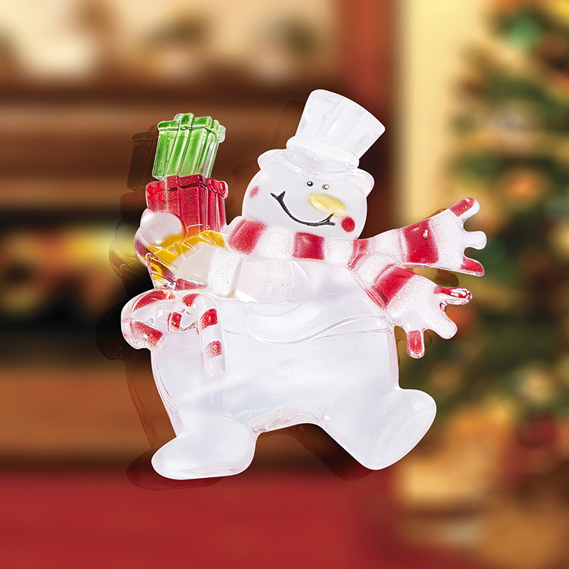 Снеговик с подарком RGB на присоске NEON-NIGHT 501-022 фото