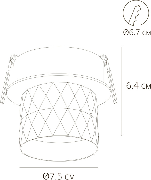 Точечный светильник Fang A5562PL-1BK Arte Lamp фото