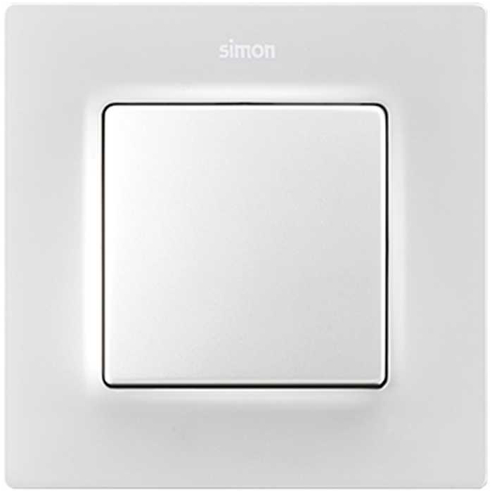 Рамка на 1 пост белый матовый  Simon 82 Concept 8200617-090 фото