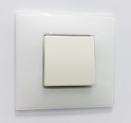 2705010-030 Клавиша для выключателя одноклавишного (механизм Simon 27), IP44, IK07, Scudo, белый фото