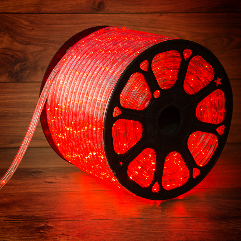 Дюралайт LED, постоянное свечение (2W) - красный, 36 LED/м, бухта 100м Neon-Night NEON-NIGHT 121-122 фото