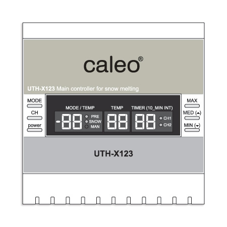 Метеостанция двухканальная Caleo UTH-X123ST для систем обогрева кровли и площадок КА000000493 фото