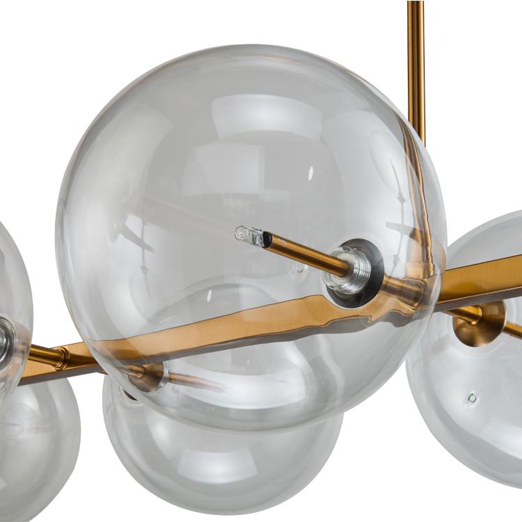 Люстра Delight Collection Globe Mobile KG0965P-10L brass фото