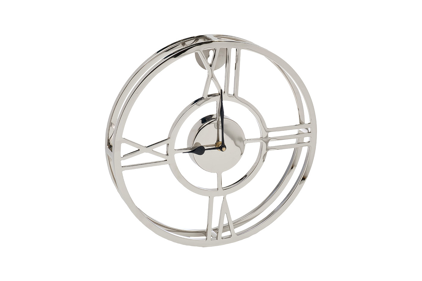 Часы настенные круглые металл. цвет хром d30см Garda Decor 94PR-22355 фото