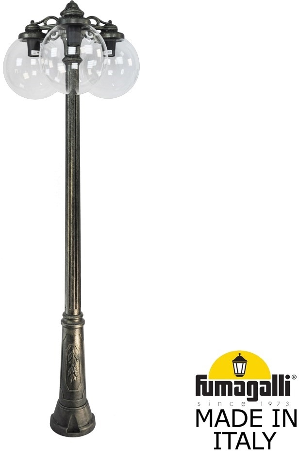 Наземный фонарь GLOBE 300 G30.157.S30.BXF1RDN Fumagalli фото