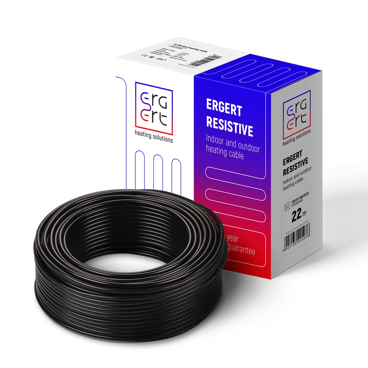 Нагревательный кабель двужильный Ergert® RESISTIVE GUTTER (ETRG-30) ETRG3005100 фото