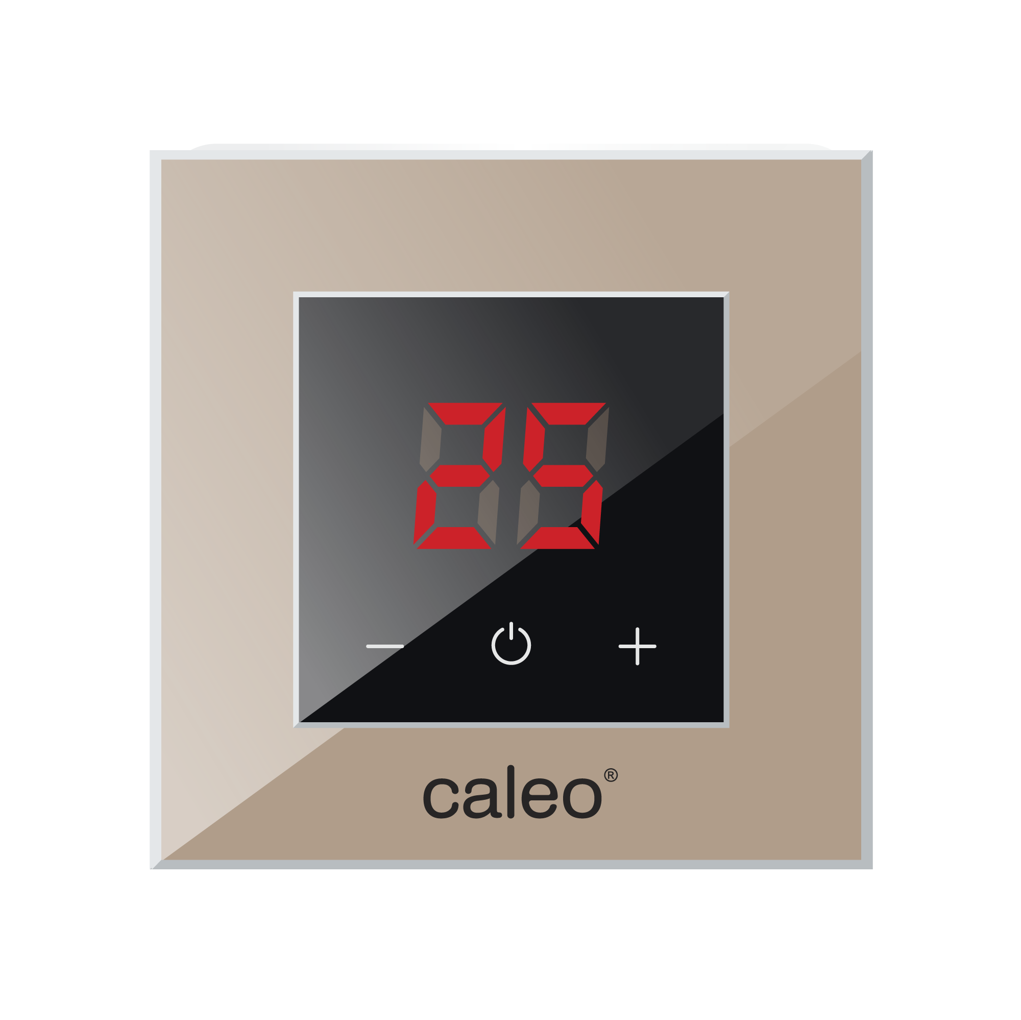Терморегулятор CALEO NOVA встраиваемый цифровой, 3,5 кВт, кофейный УП-00000356 фото