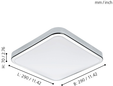 Потолочный светильник Eglo Manilva 1 96229 фото