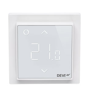 Терморегулятор DEVIreg™ Smart интеллектуальный с Wi-Fi, полярно-белый, 16А ДЕВИ 140F1140 фото