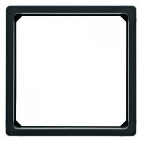11096076 Переходная рамка для центральной панели 50 x 50 мм цвет: антрацит, с эффектом бархата, Q.1 Berker фото