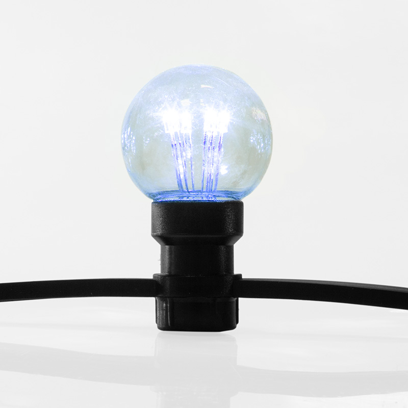 Набор Белт-Лайт 10 м, черный каучук, 30 ламп, цвет Синий, IP65, соединяется NEON-NIGHT 331-323 фото