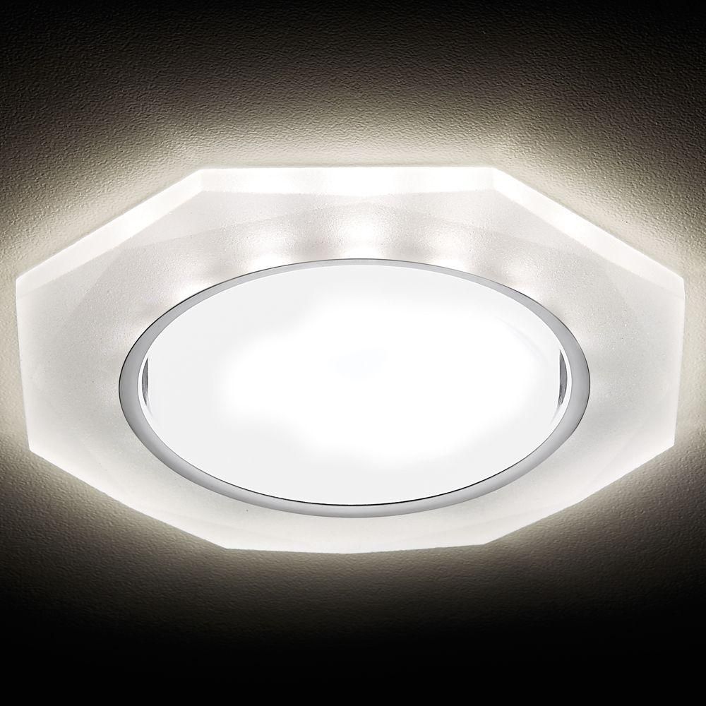 Встраиваемый светильник Ambrella light GX53 LED G216 CH/WH фото