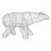Фигура объемная Полярный медведь 210х10 см, 1500 LED, IP65, цвет свечения белый NEON-NIGHT NEON-NIGHT 501-231 фото