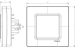 14931.01 Корпус Vimar Arke белая с зажимами, для коробок ø 60 мм 2 модуля фото