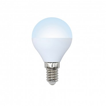 Лампочка светодиодная LED-G45-7W/DW/E14/FR/NR картон Volpe фото