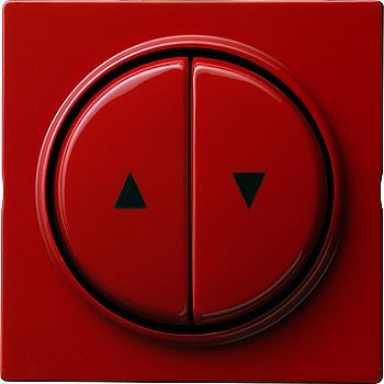 029443 Двойная клавиша для жалюзи со стрелками Красный Gira S-color фото