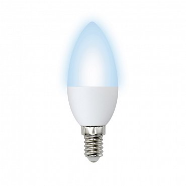 Лампочка светодиодная LED-C37-11W/NW/E14/FR/NR картон Volpe фото