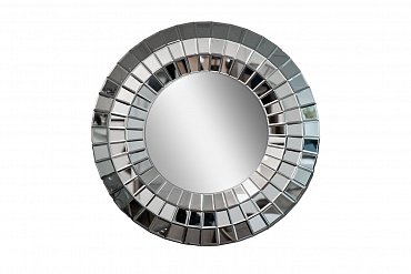 Зеркало круглое в раме из зерк. элементов d80см Garda Decor 50SX-9159 фото