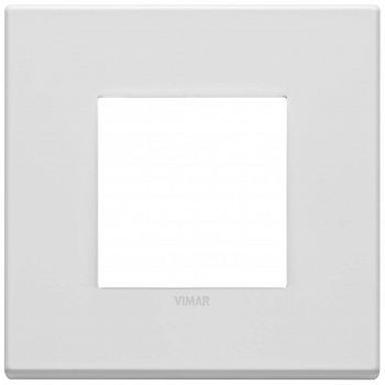22642.01 Рамка Eikon EXE Белый матовый 2-модульная Vimar фото
