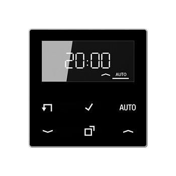 A1750DSW Таймер с дисплеем стандарт черный Jung A серия фото