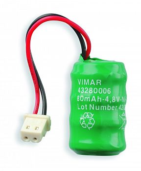 00910 Аккумуляторная батаря Ni-MH 4,8 В 80 мАч для электронного переносного фонаря Vimar Arke фото