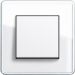 0211512 Рамка Esprit Glass C Белое стекло 1-постовая Gira фото